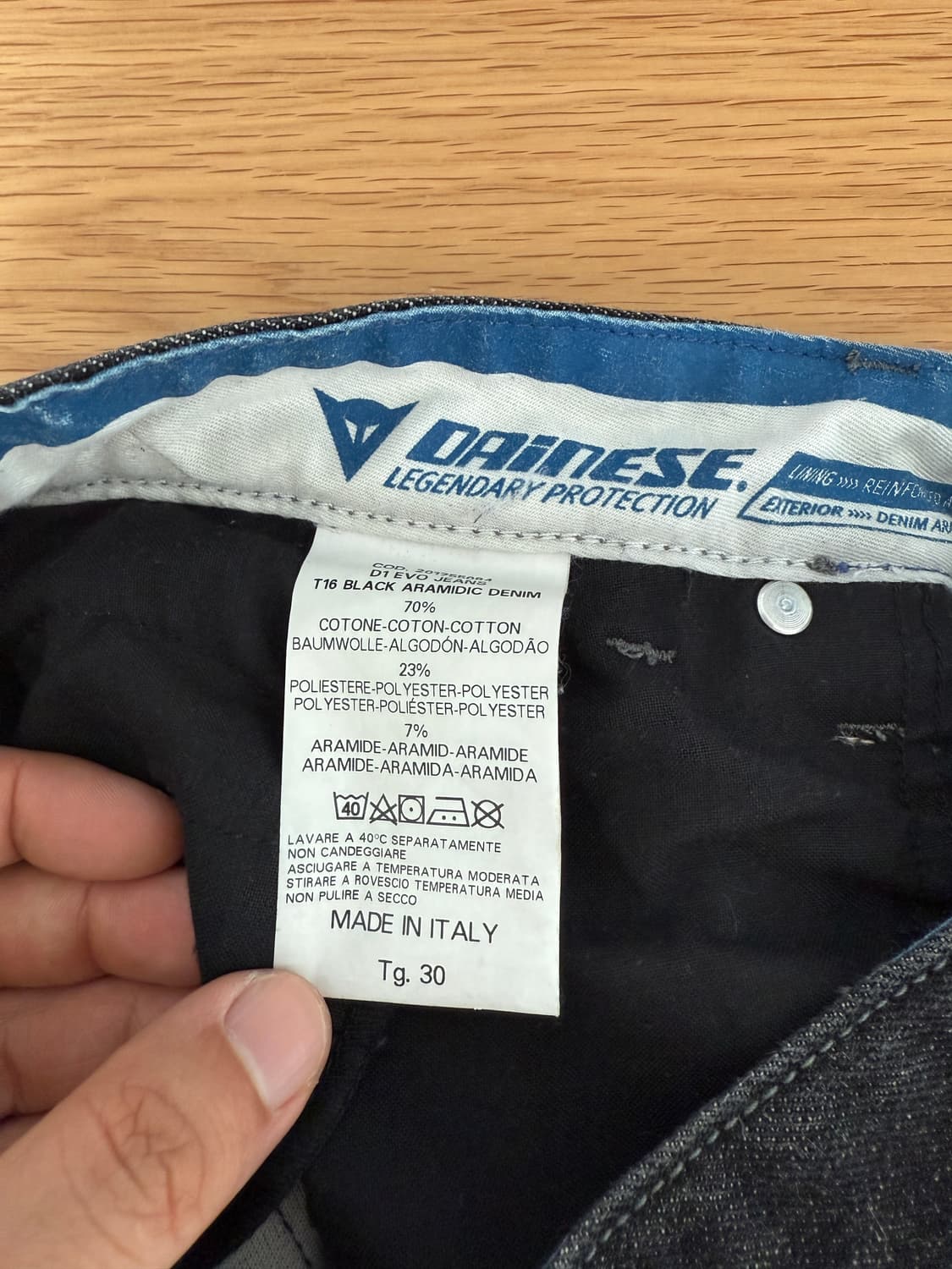 다이네즈(DAINESE) 바이커 데님팬츠(ITALY) 상품이미지10