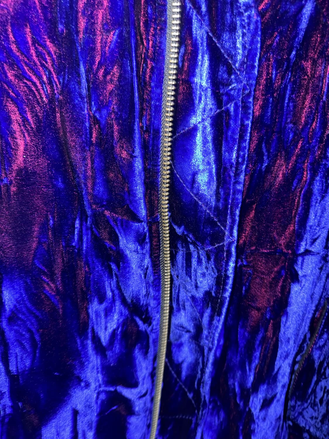 Haider Ackermann 블루 벨벳 봄버 상품이미지3