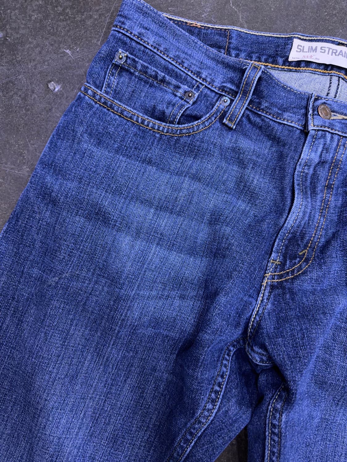 리바이스 514 슬림 스트레이트핏 00's 빈티지 워싱 데님팬츠 33 상품이미지3