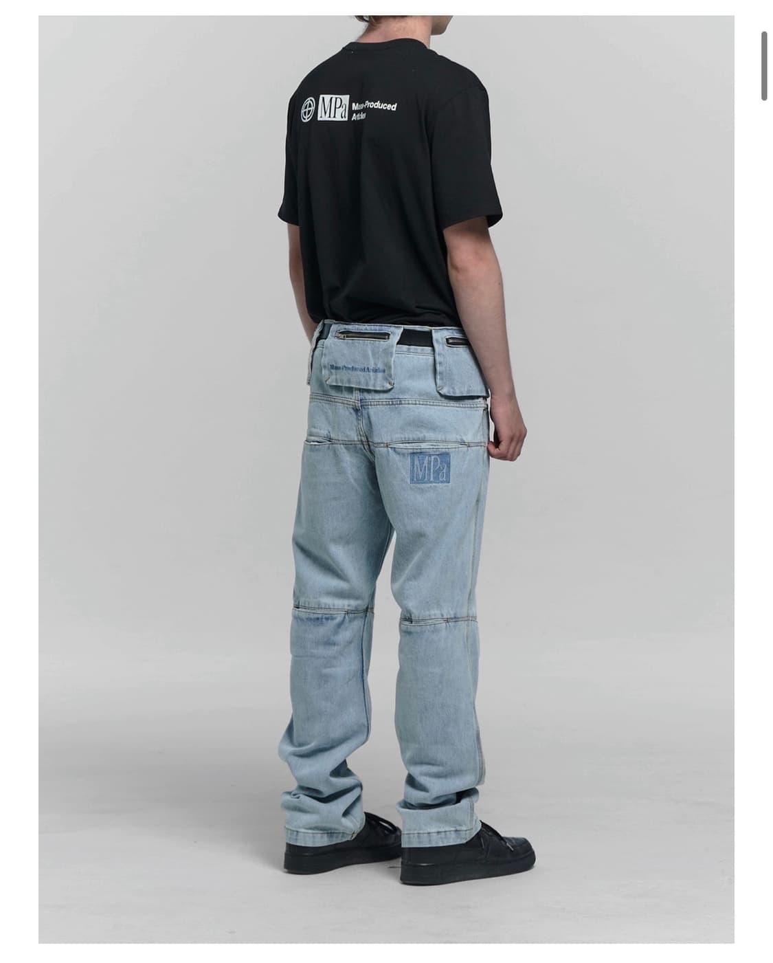 플라스틱프로덕트 MPa bag pants 스틸 블루 S 상품이미지1