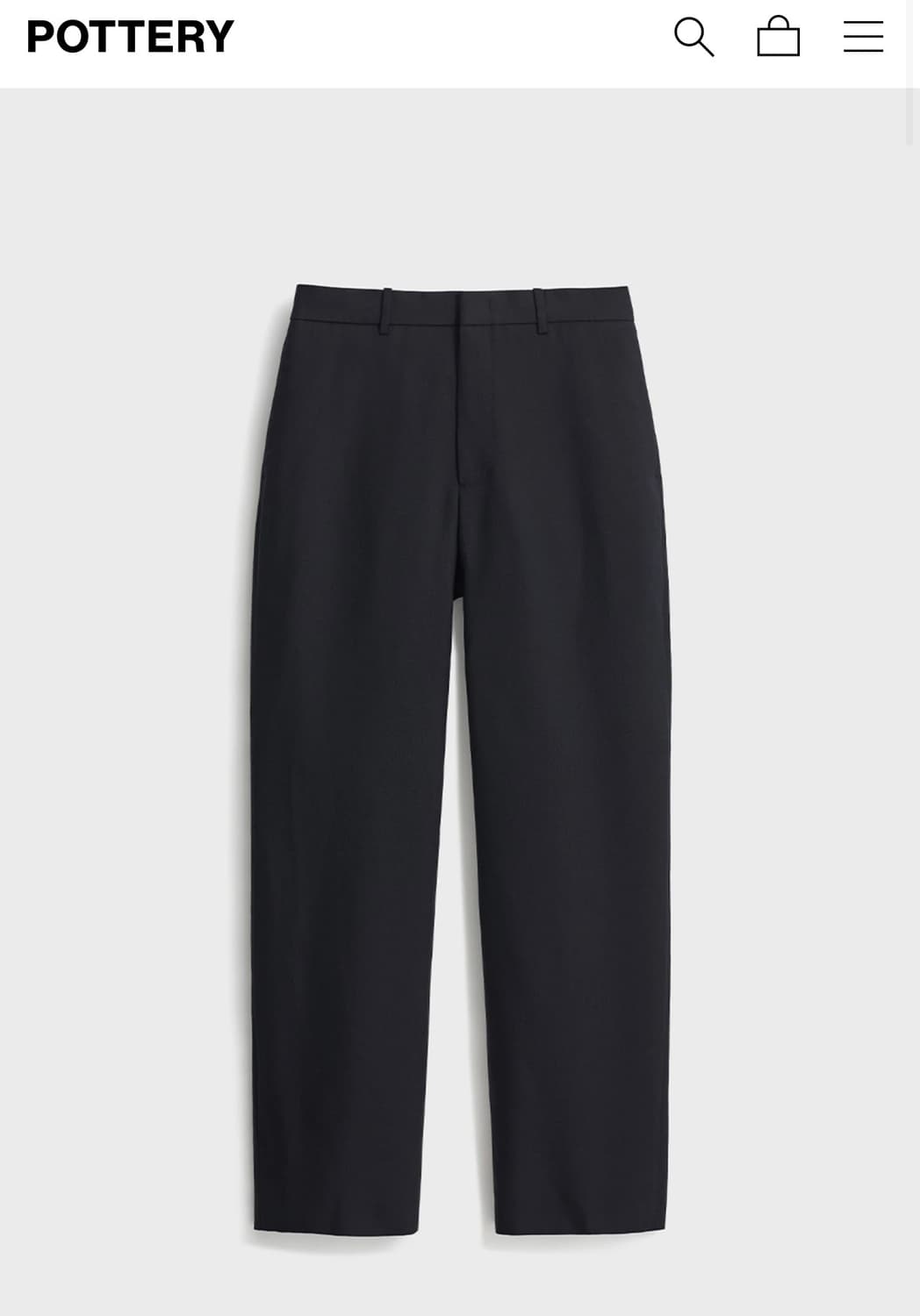 [30] 포터리 25fw 울 테이퍼드 팬츠 상품이미지1