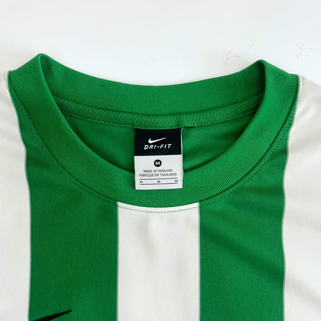 Nike 나이키 싸커 화이트그린 배색 스트라이프 싸커져지 상품이미지5