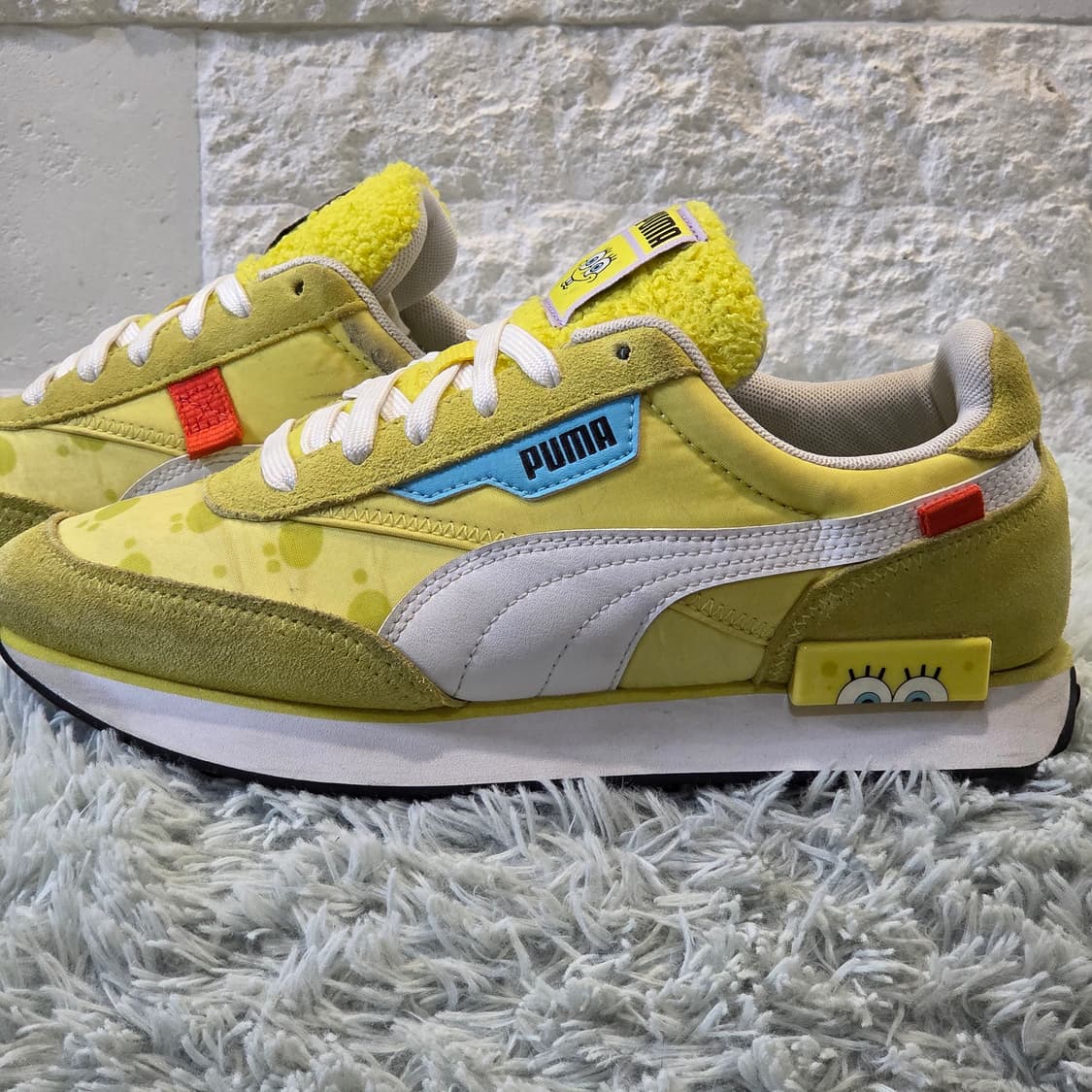 6a-4:푸마 x 스폰지밥 퓨처 라이더 옐로우 250mm 상품이미지3