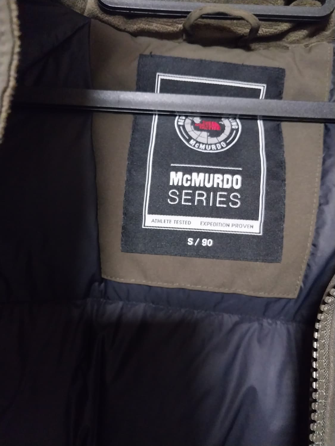 노스페이스 맥머도 카키패딩 90-95 상품이미지6