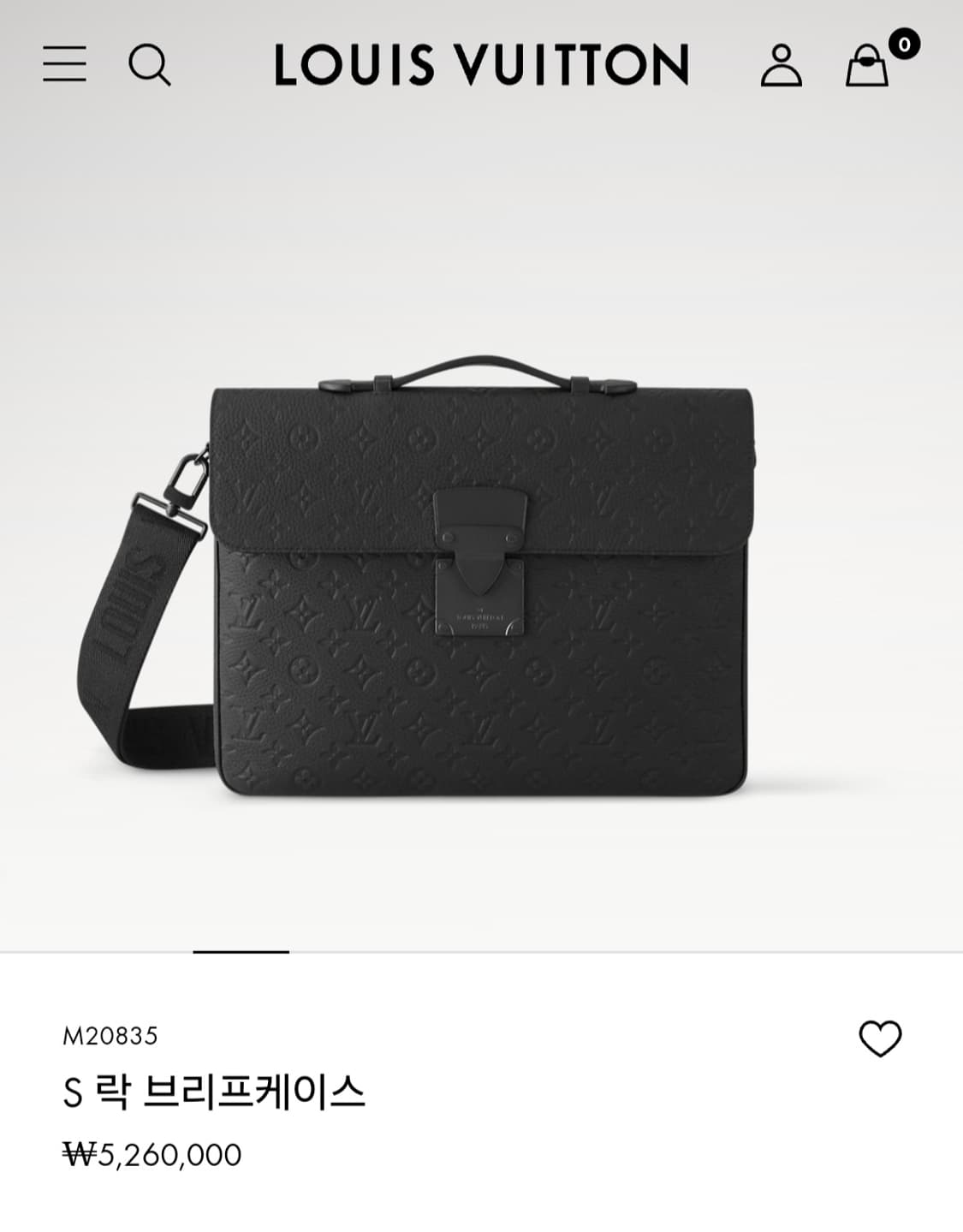 루이비통 토리옹 s락 브리프케이스 크로스백 상품이미지4