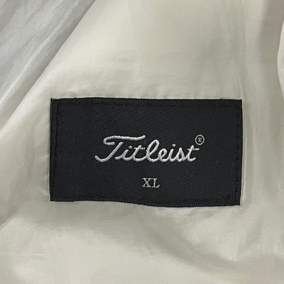 [정품/XL] 타이틀리스트 화이트 골프 바람막이 조끼 b19 상품이미지4