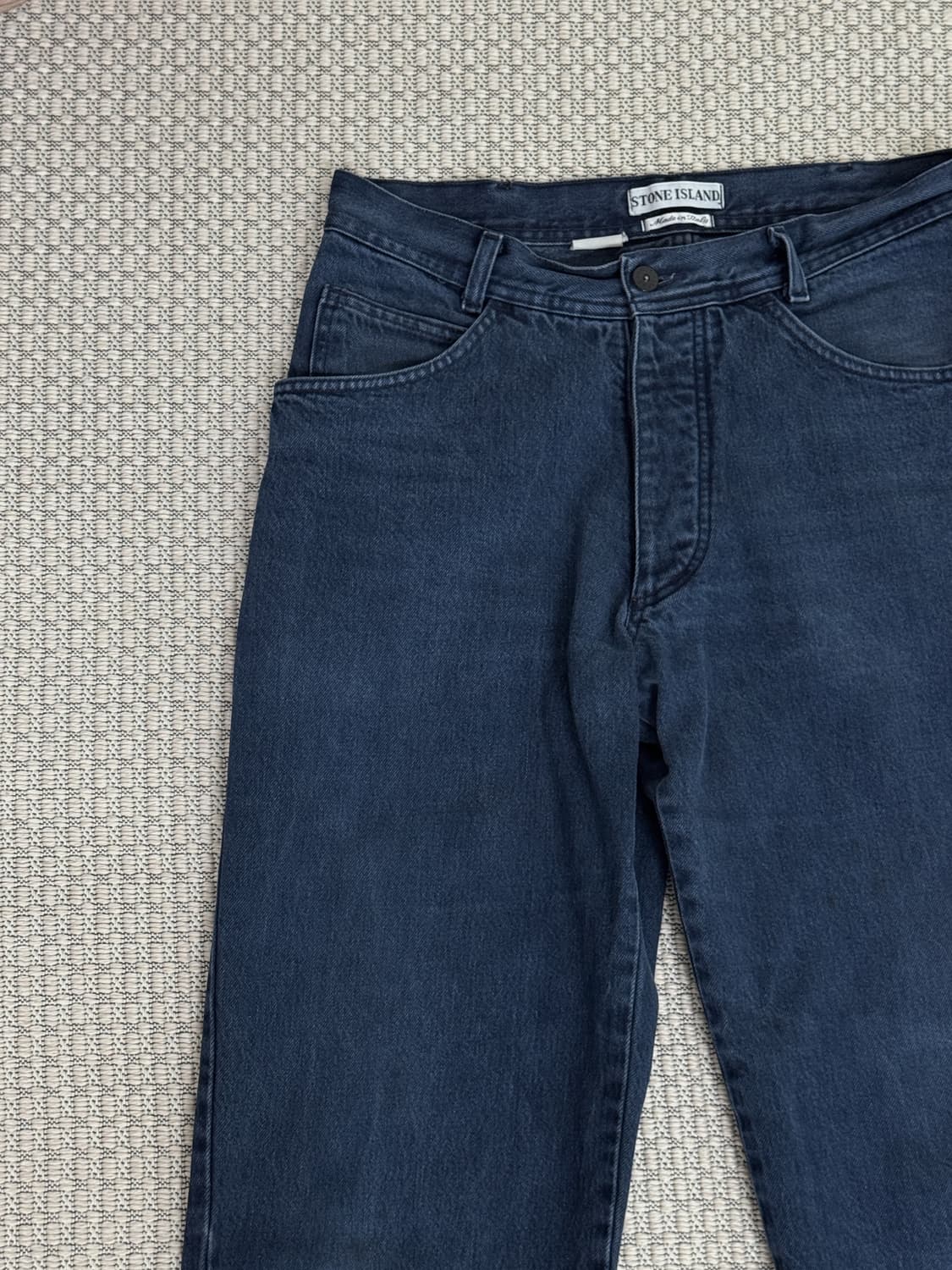 90s Green Edge Denim Jeans (48) 상품이미지3