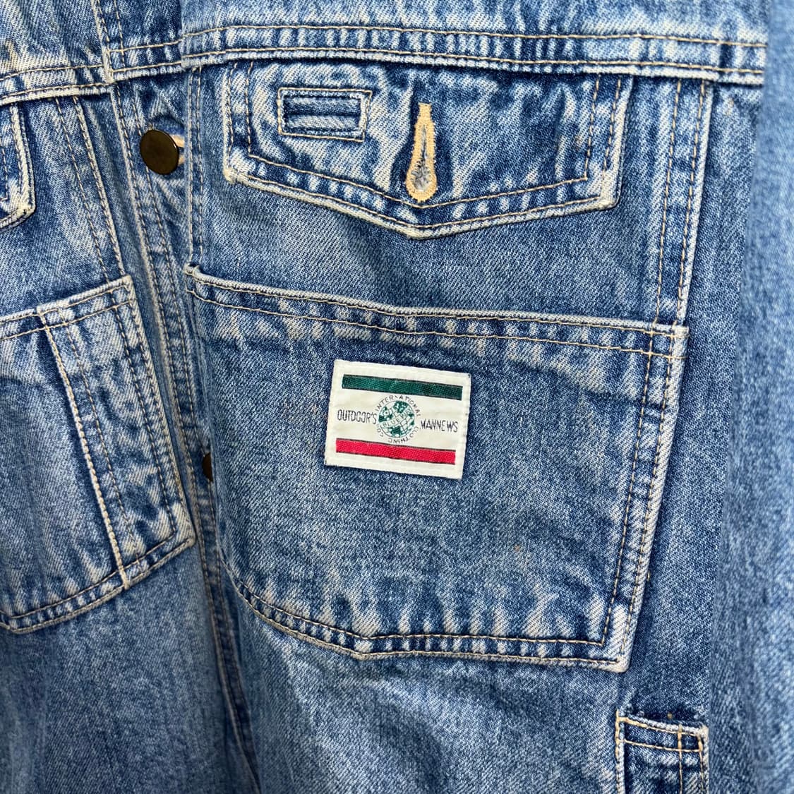 (L) 블루웨이 빈티지 트럭커 데님 자켓 상품이미지5