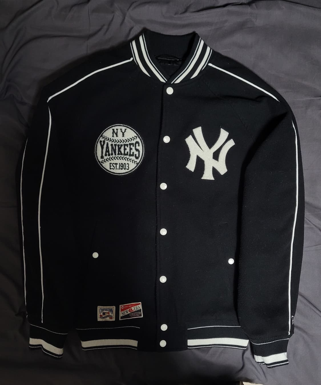 뉴에라 뉴욕양키즈 신슐레이트 야구 봄버점퍼 m 상품이미지1