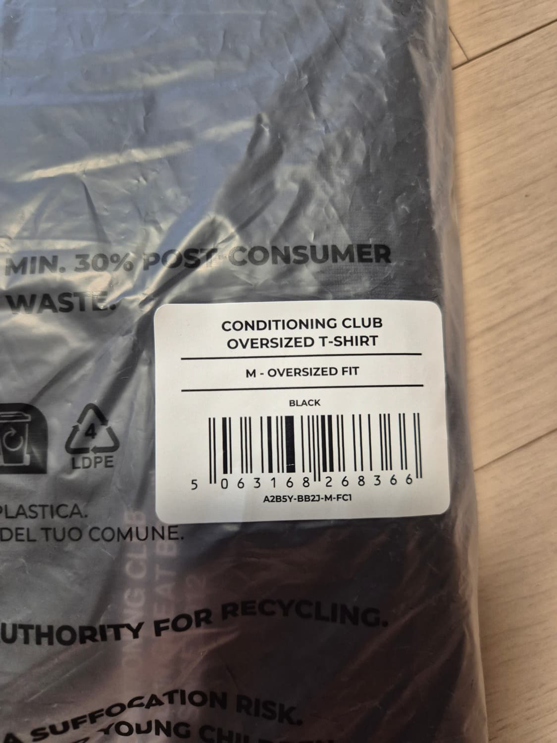 [새상품/M] 짐샤크 GYMSHARK 오버사이즈 티셔츠 상품이미지3