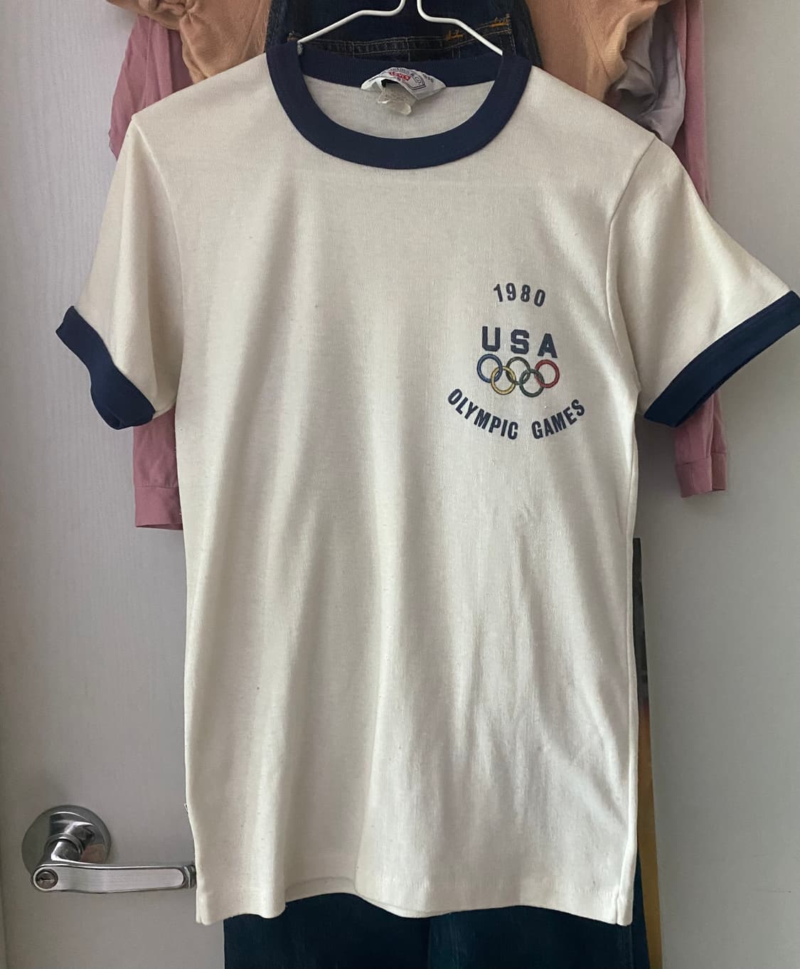 80s USA 올림픽 리바이스 티셔츠 상품이미지4