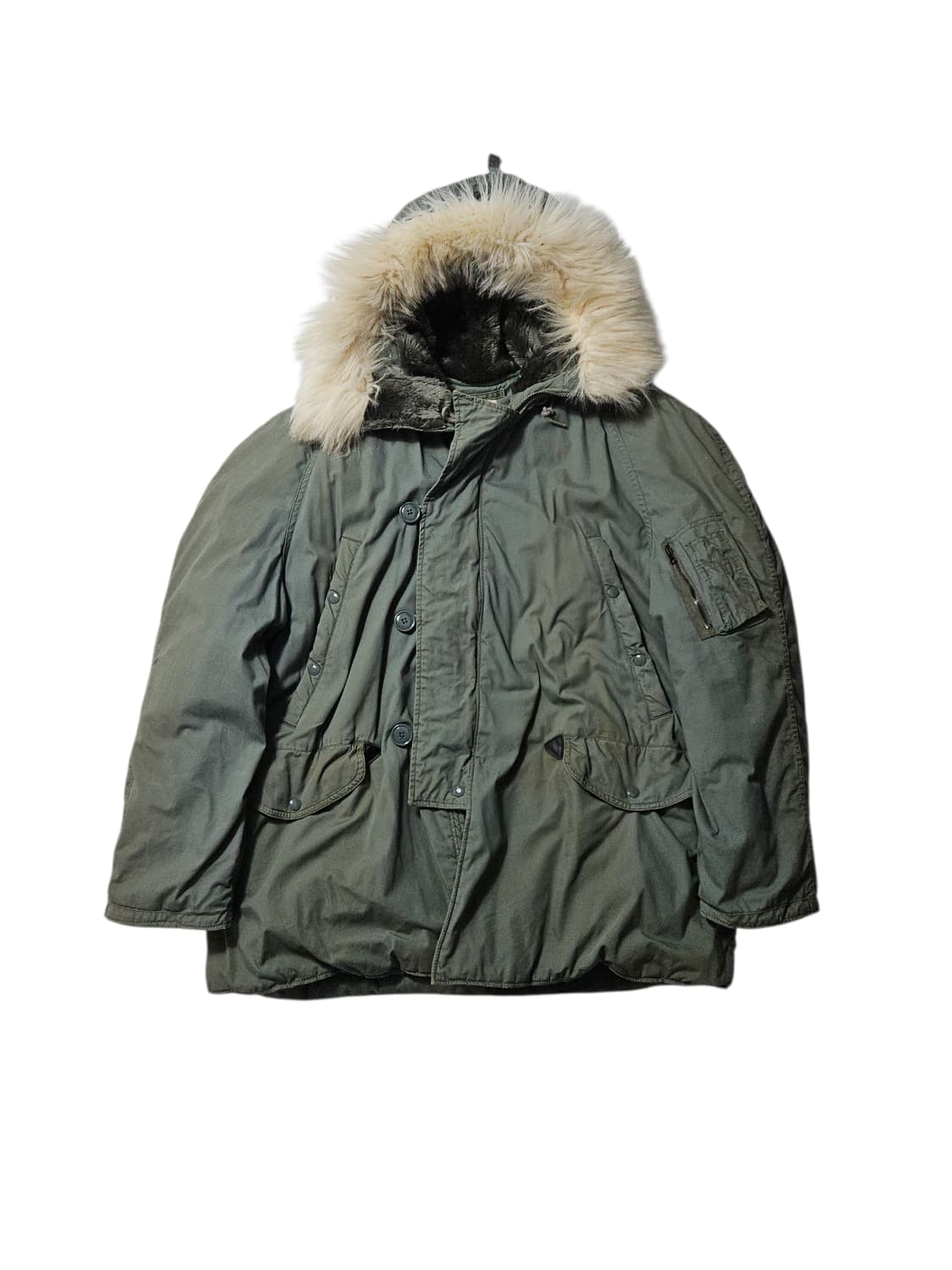 1990's 오리지널 N3B 파카 XL 쇼트 상품이미지1