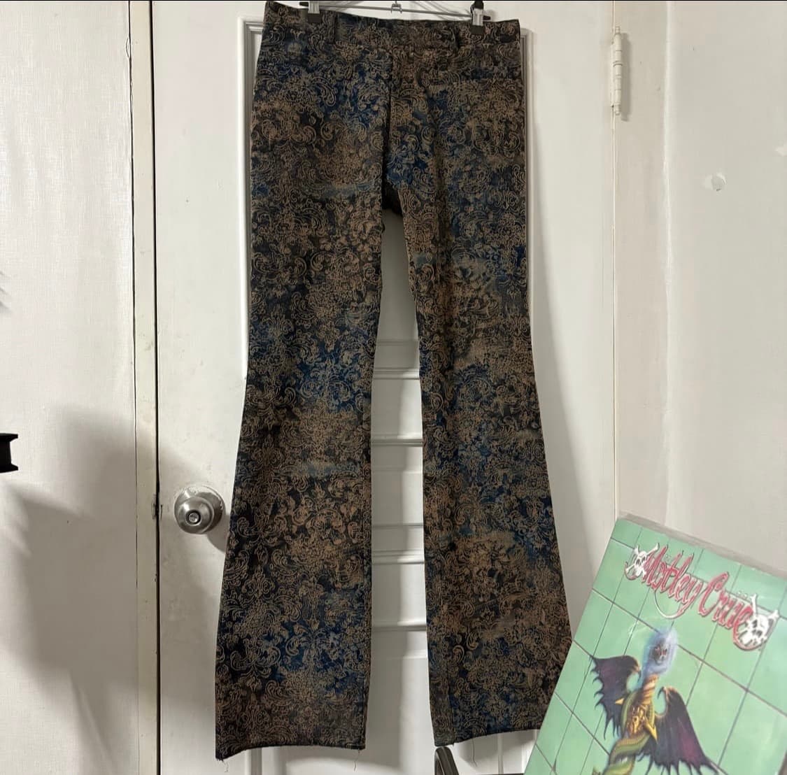 캐서린 햄넷 런던 자카드 플레어 팬츠 상품이미지1