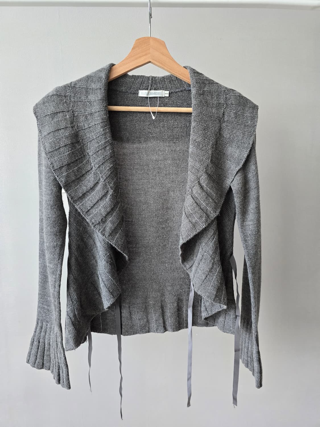 이탈리아 NARACAMICIE 울혼방 랩가디건 상품이미지5