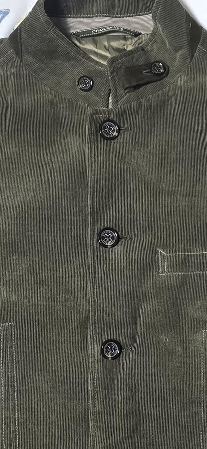 크로커다일 카키색 코듀로이 헌팅 자켓 M 상품이미지3