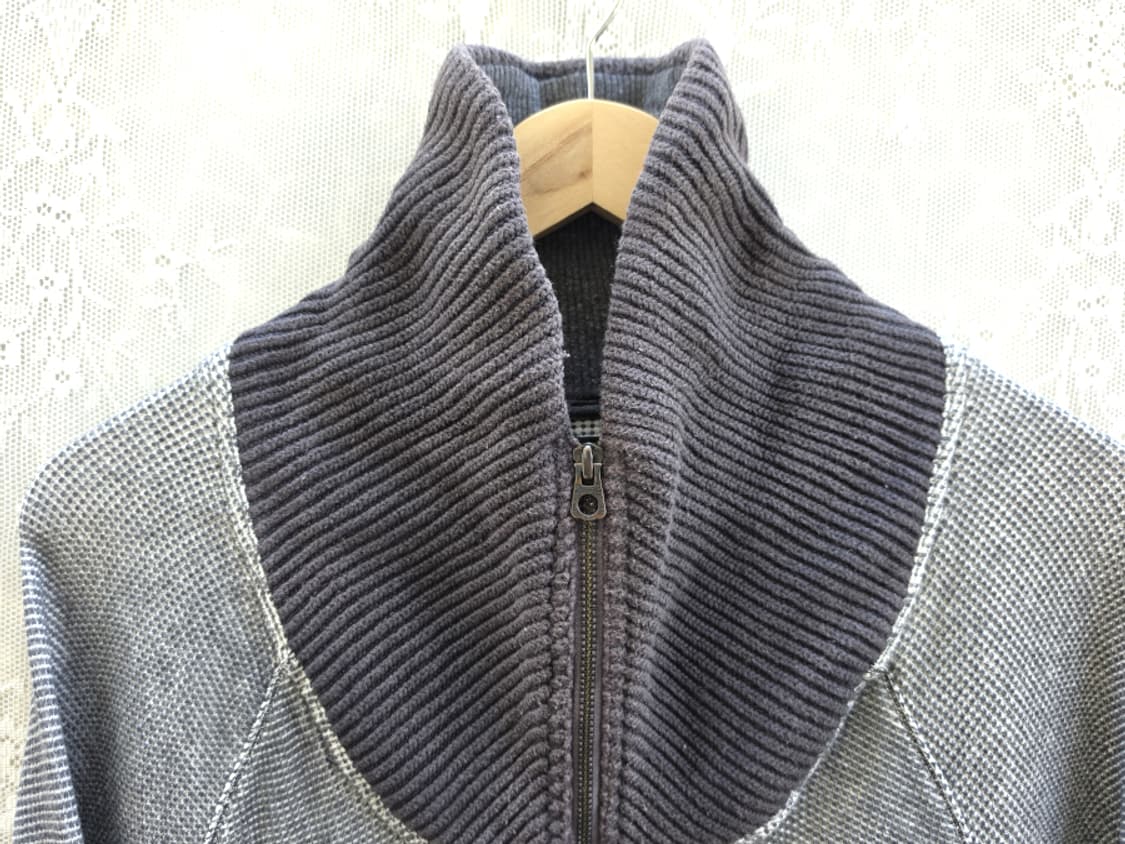 Diesel 디젤 숄카라 와플 니트 집업 상품이미지6