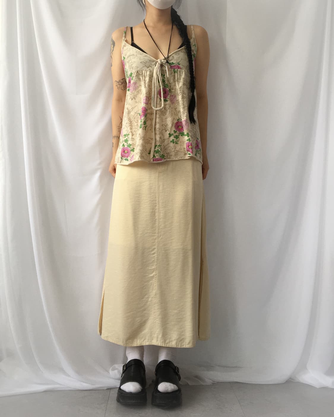 Pattern sleeveless 상품이미지1