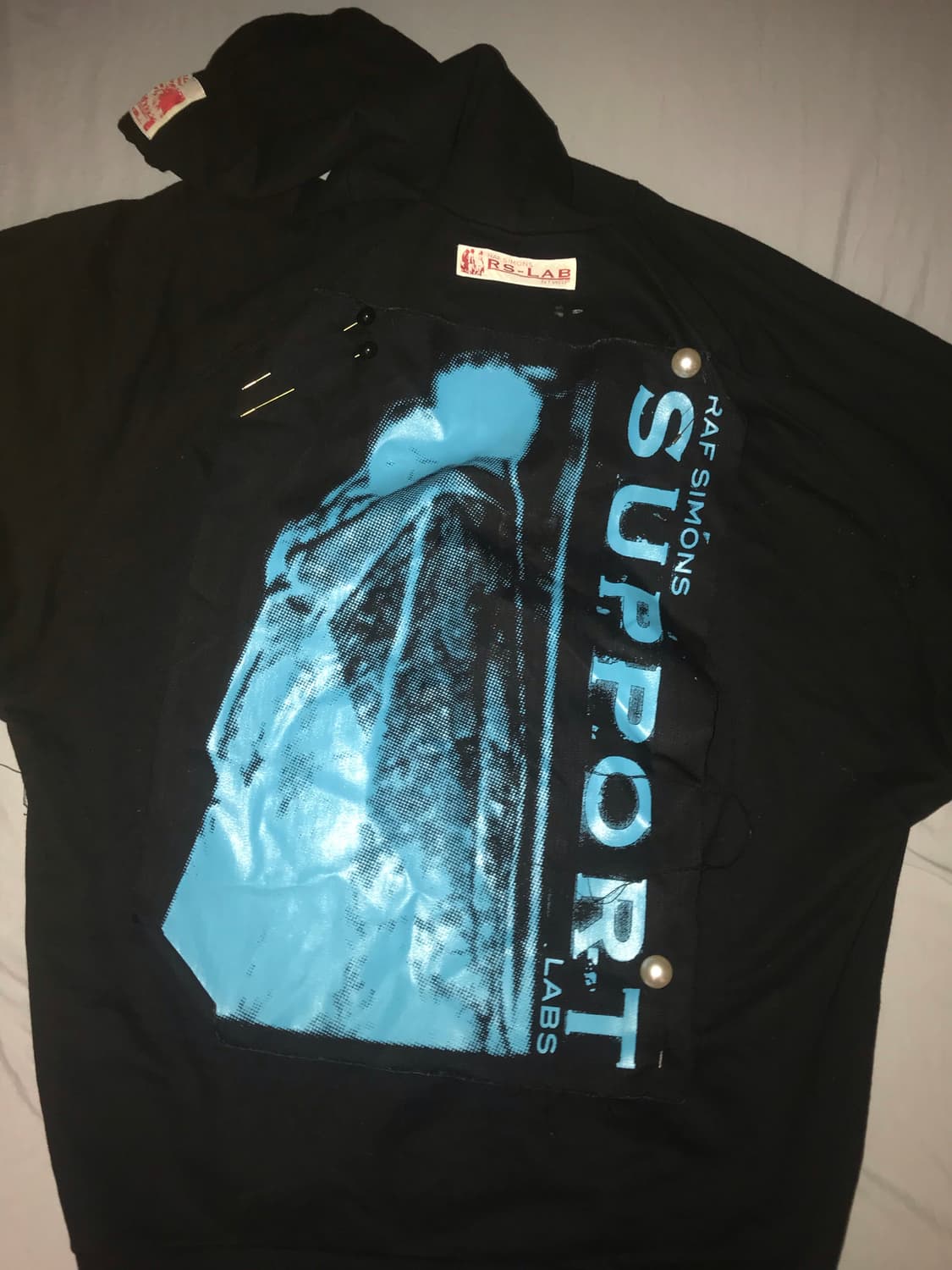 라프시몬스 패치 후드 상품이미지1