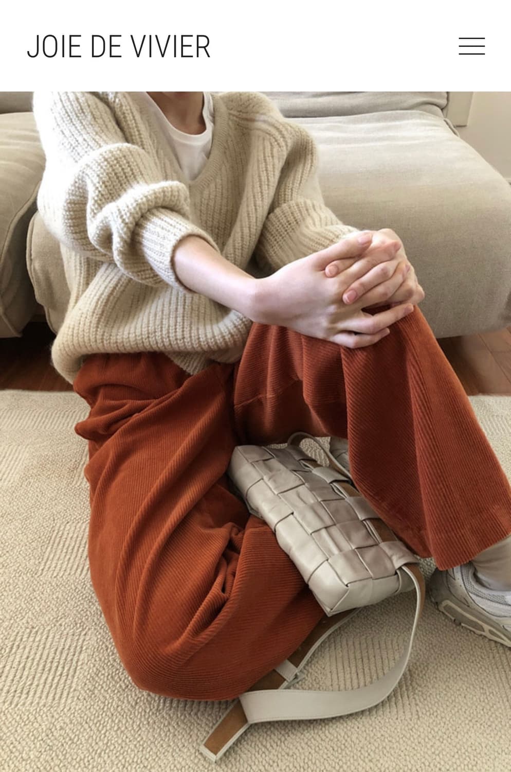 조이드비비에 vintage wool knit - 블랙 상품이미지3