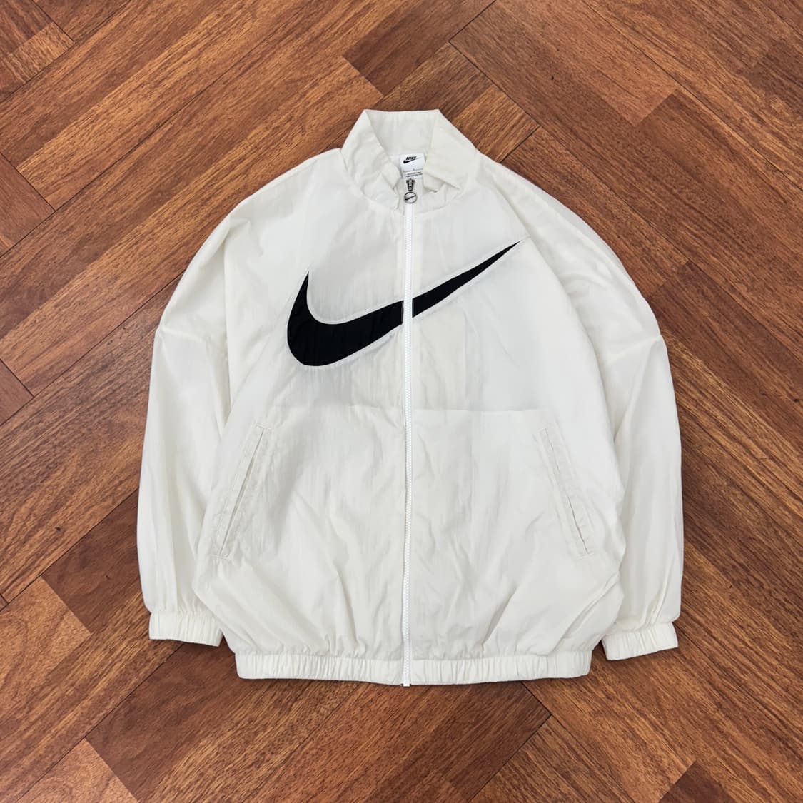 여성용 L 나이키 빅로고 스우시 바람막이 자켓  상품이미지1