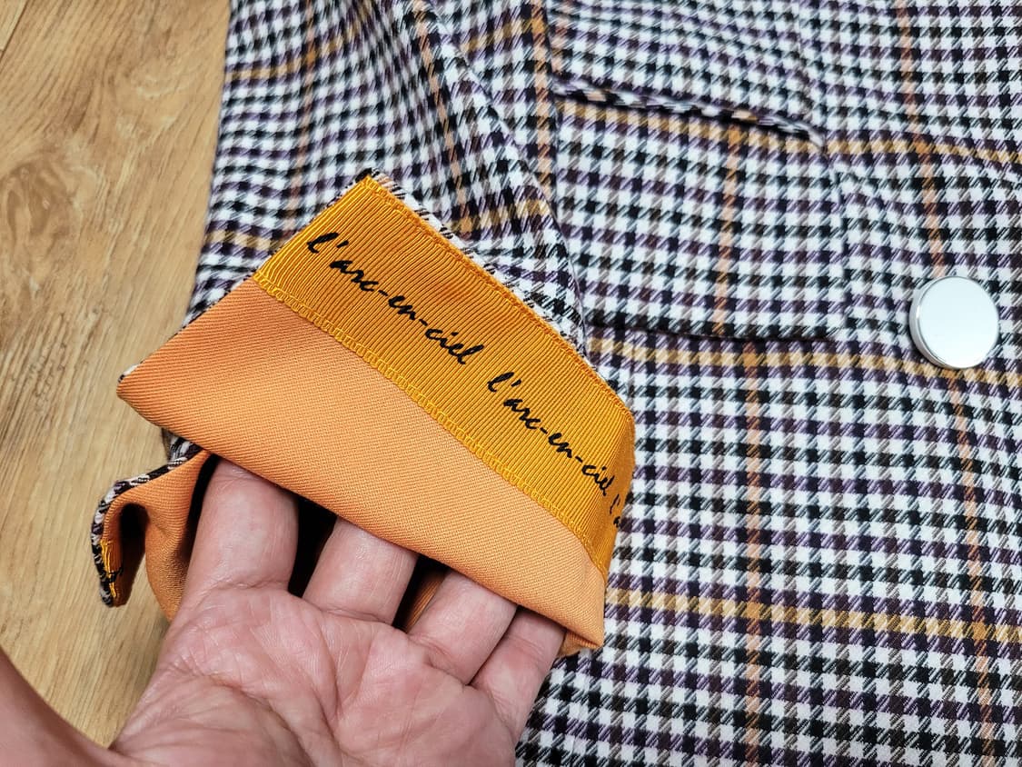 에고이스트(EGOIST) 더블 체크자켓 55-66 새상품 상품이미지6