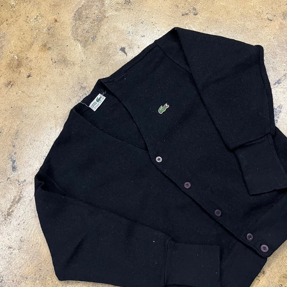 [정품/100] 라코스테 블랙 가디건 b18 상품이미지1