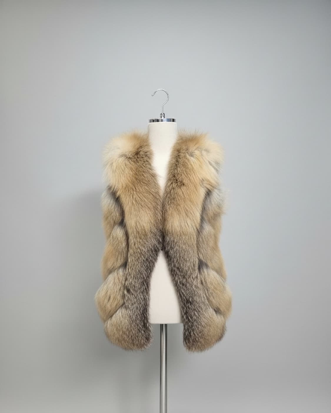 [SAGA FURS] 프리미엄 천연 폭스 퍼 베스트 (사가폭스) 상품이미지1