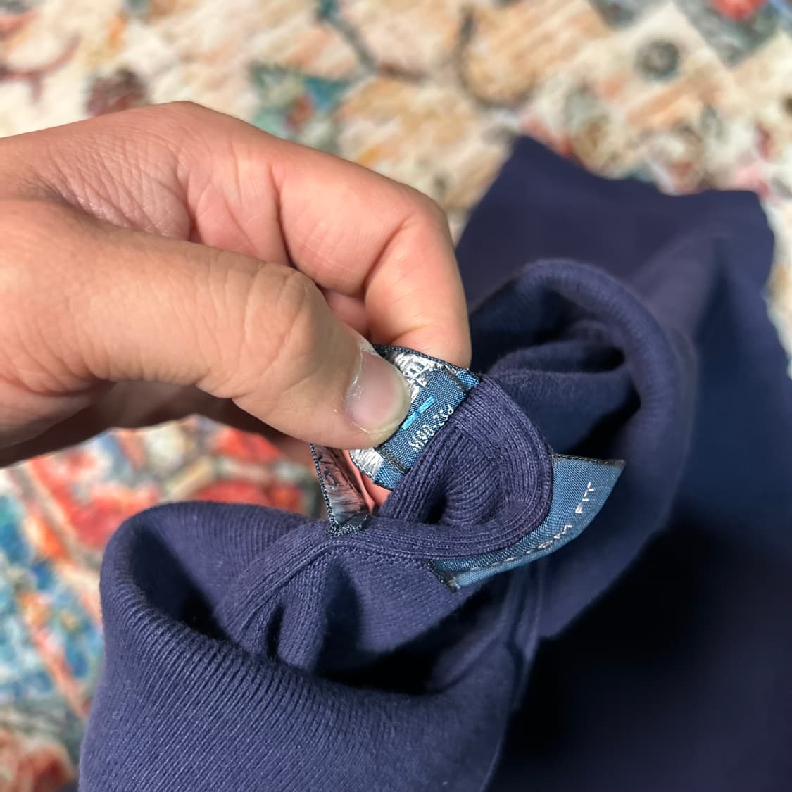 [L] 폴로 랄프로렌 네이비 빅포니 카라 반팔 상품이미지4