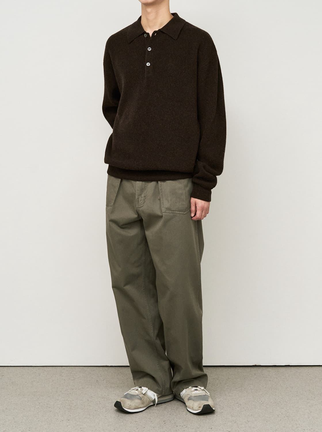 러프사이드 카라 니트 새상품 상품이미지3