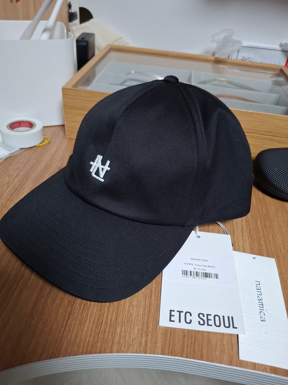 나나미카 치노캡 블랙 상품이미지1