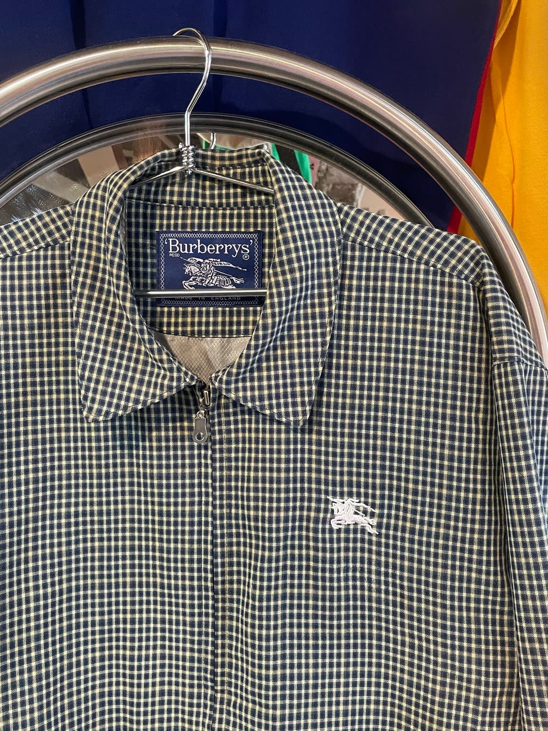 버버리 90‘s 아카이브 블루종 상품이미지2