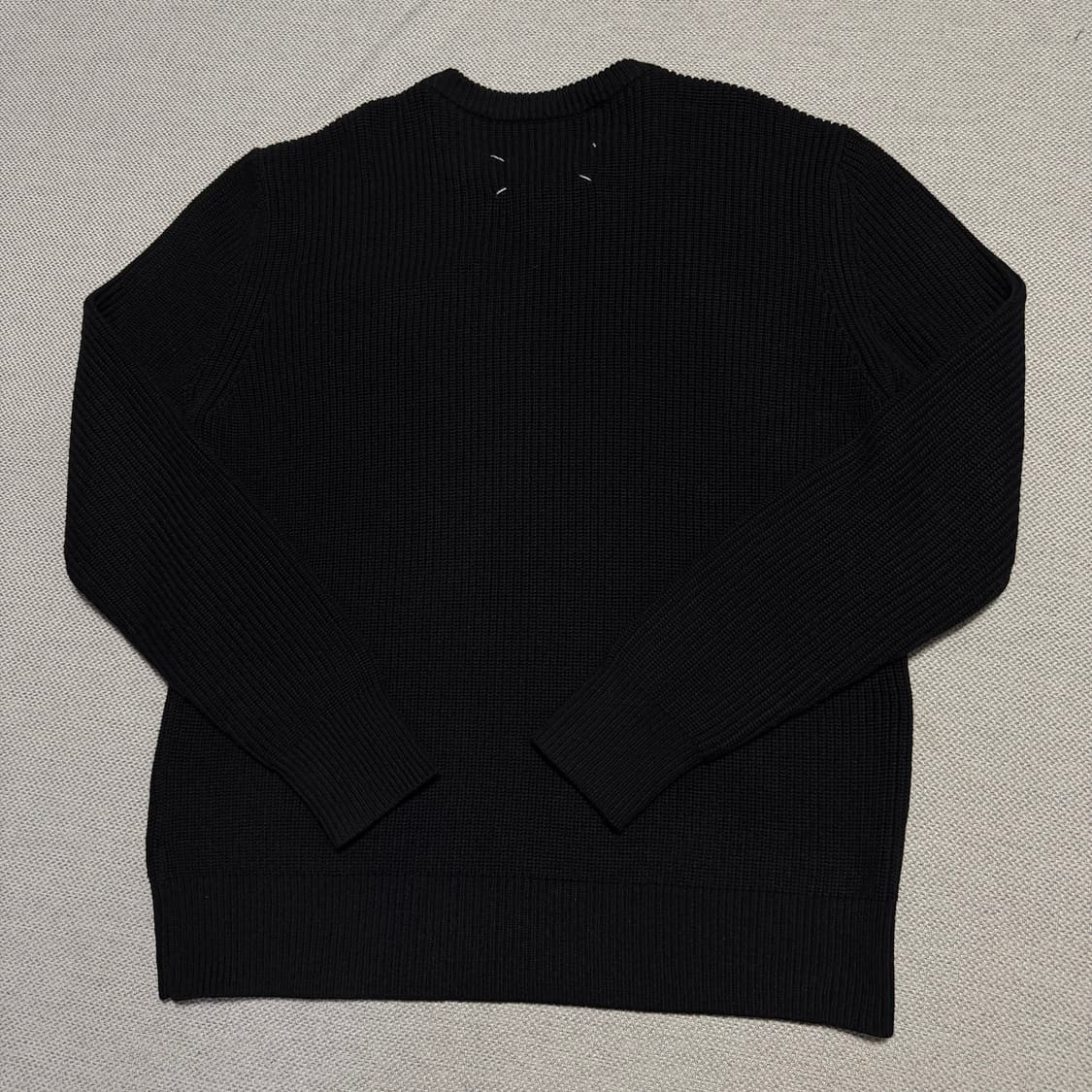 메종 마르지엘라 블랙 크루넥 니트 스웨터 상품이미지8
