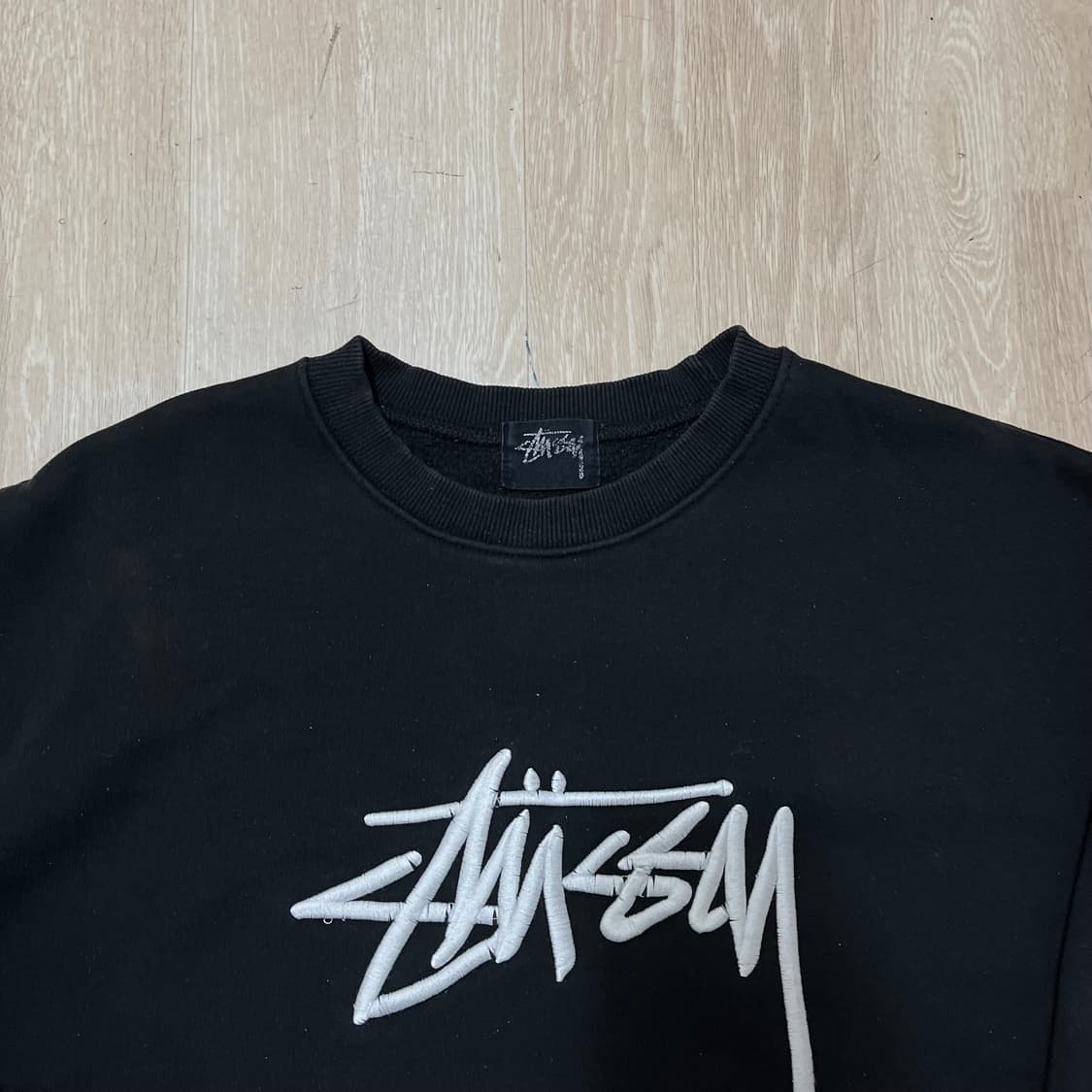 스투시 Stussy 자수로고 코튼 맨투맨 M(95) 상품이미지4