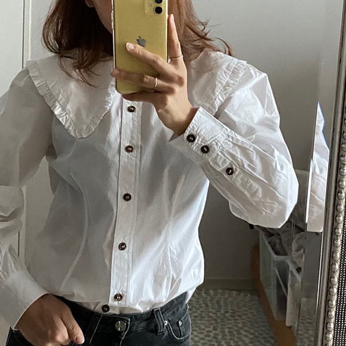 가니 GANNI 포플린 셔츠 상품이미지3