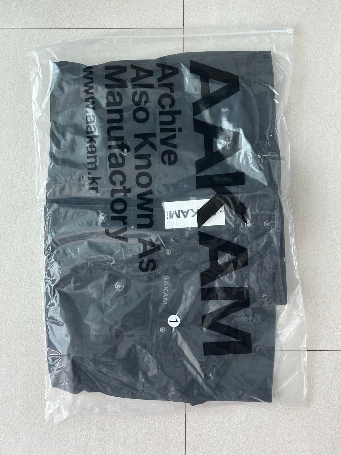 아캄 필드자켓 블랙 1사이즈 미개봉 상품이미지2