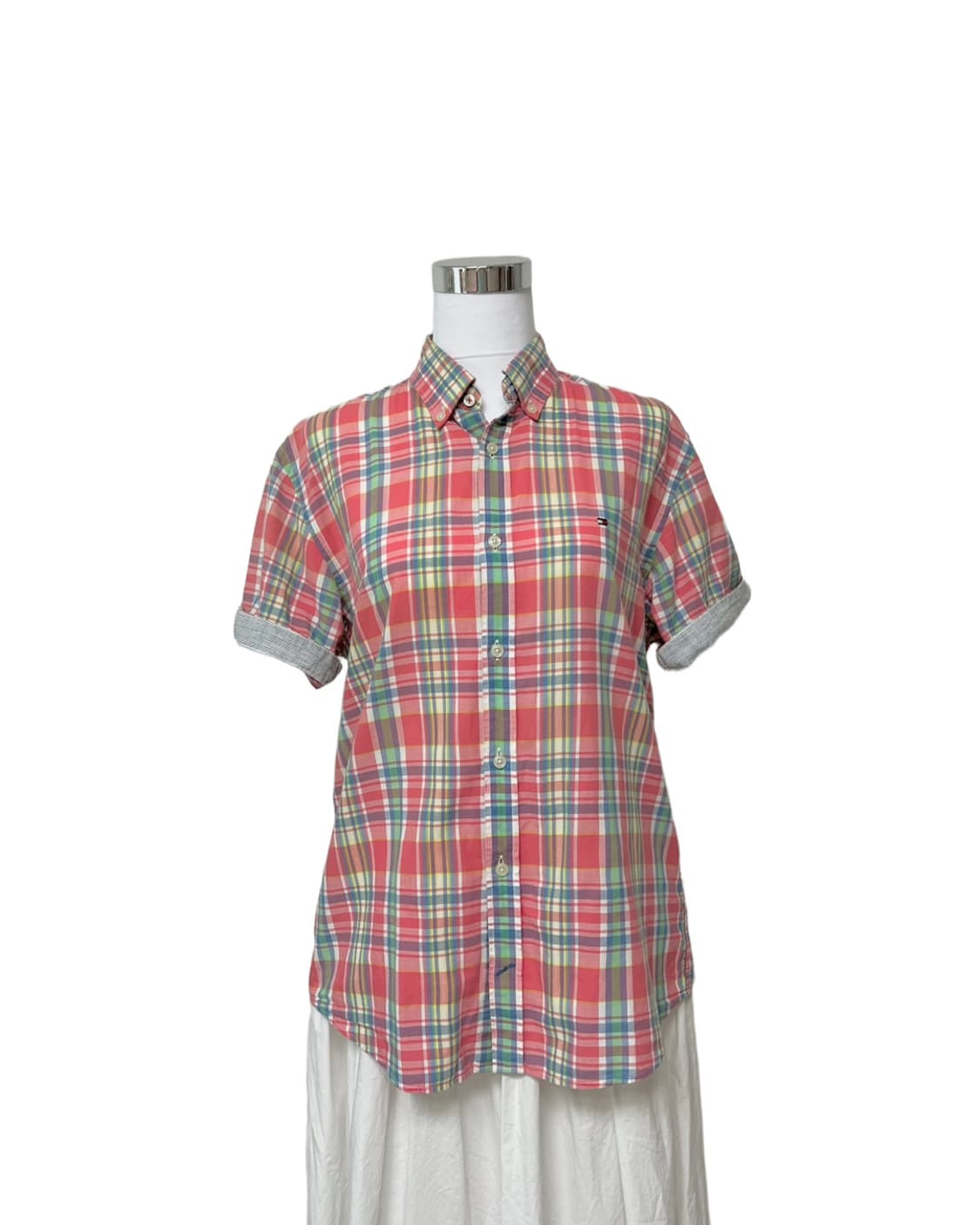 Tommy hilfiger pink check shirt 상품이미지2