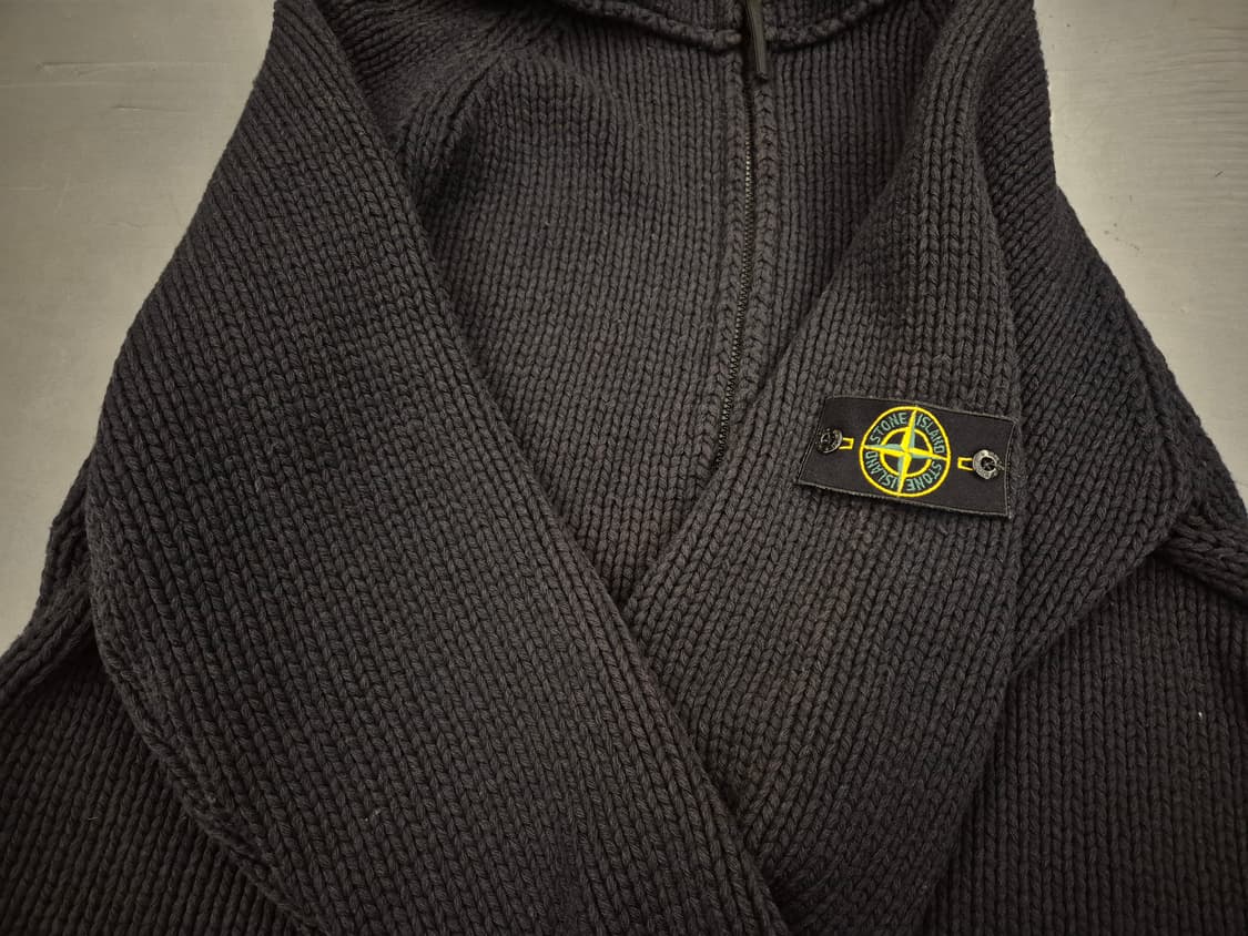 00s 스톤아일랜드 헤비울 후드 짚업  상품이미지6