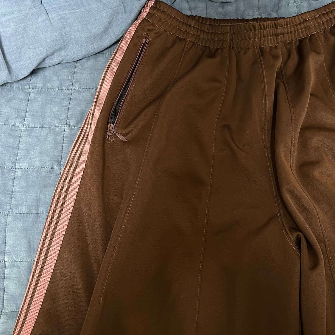 (S) 니들스 hd 트랙팬츠 브라운 핑크 상품이미지4