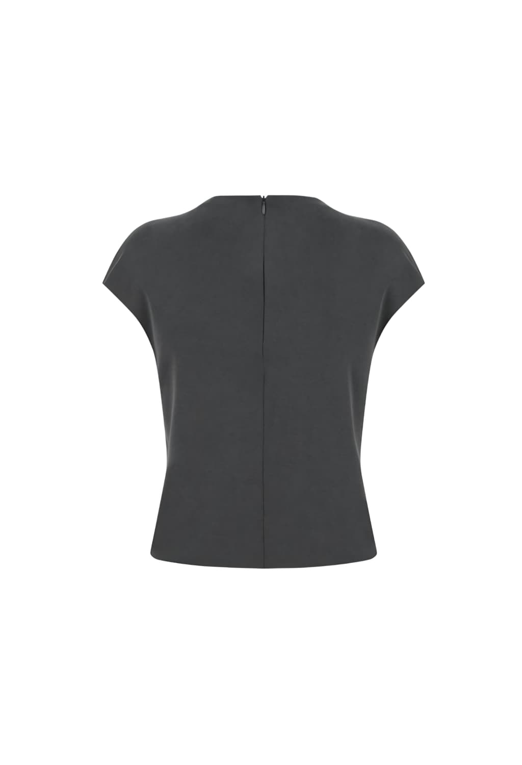 아모멘토 Jersey Mock Neck Top 저지 모크넥 탑 차콜 상품이미지3