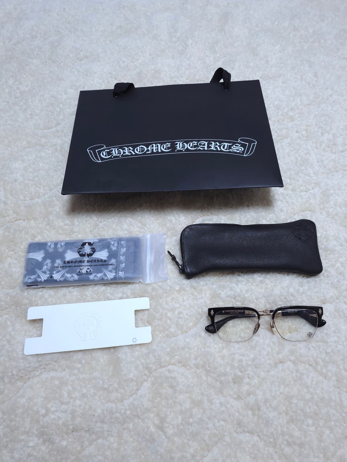 [OS] 크롬하츠 에바질리스트 안경 블랙 골드 상품이미지2