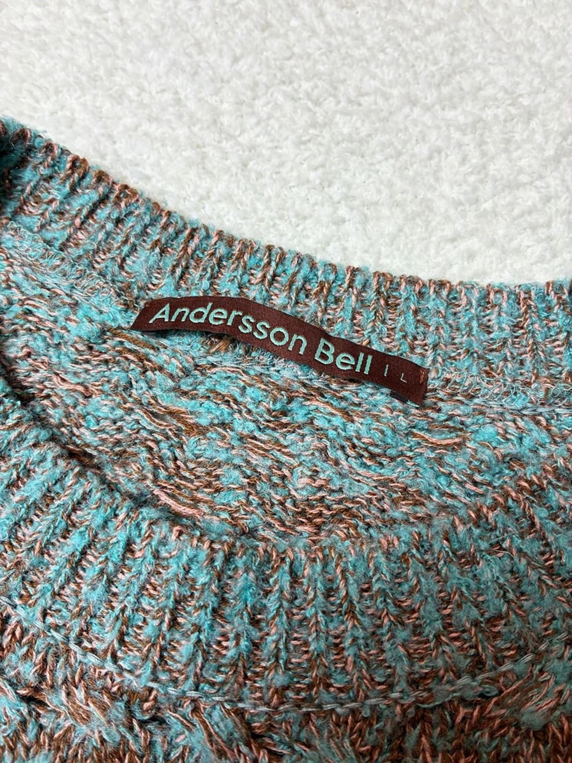 앤더슨벨 멀티 멜란지 크루넥 스웨터 PN6400 상품이미지4