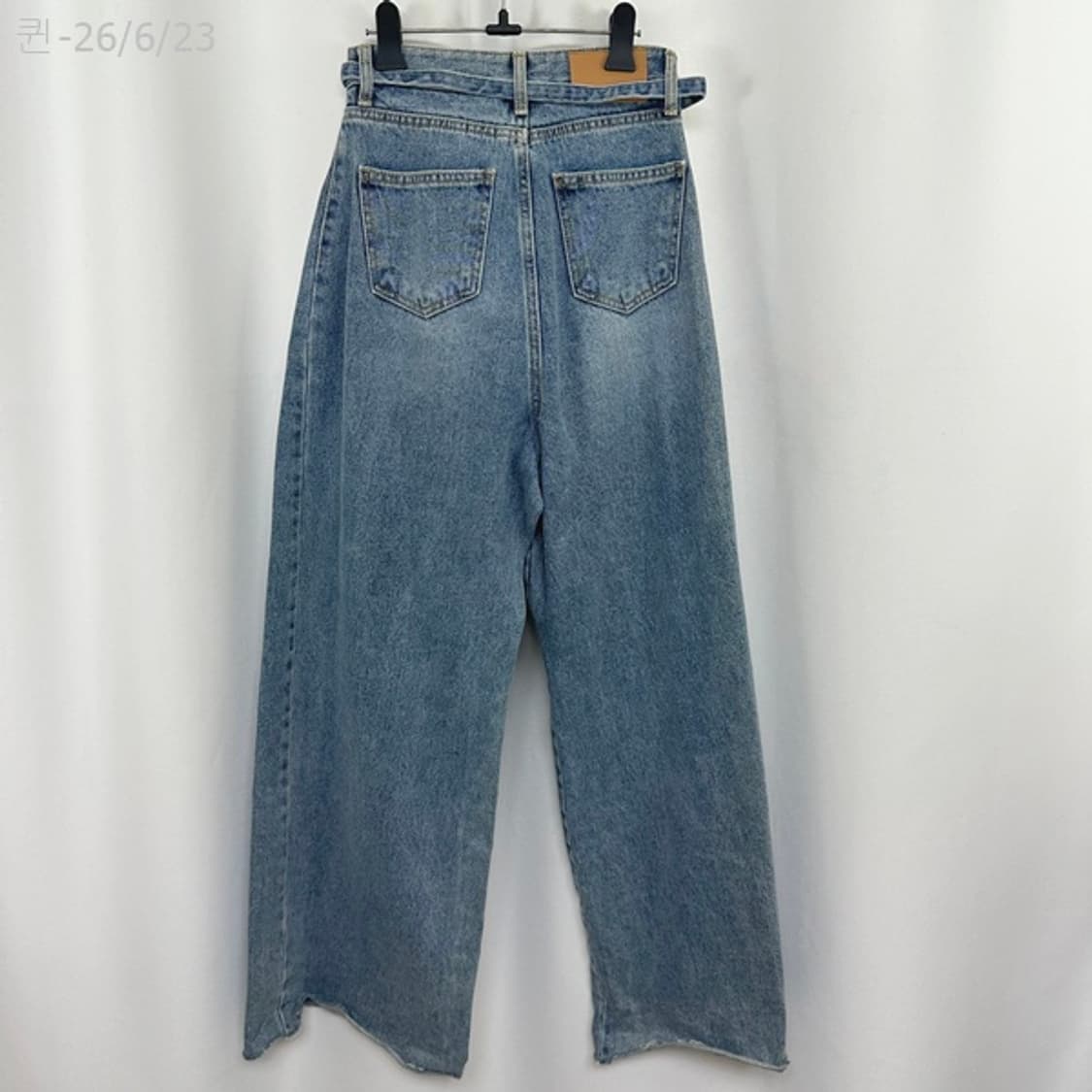 보세 여자 통넓은 멋스러운 청바지 데님팬츠 S(25인치정도) 상품이미지5