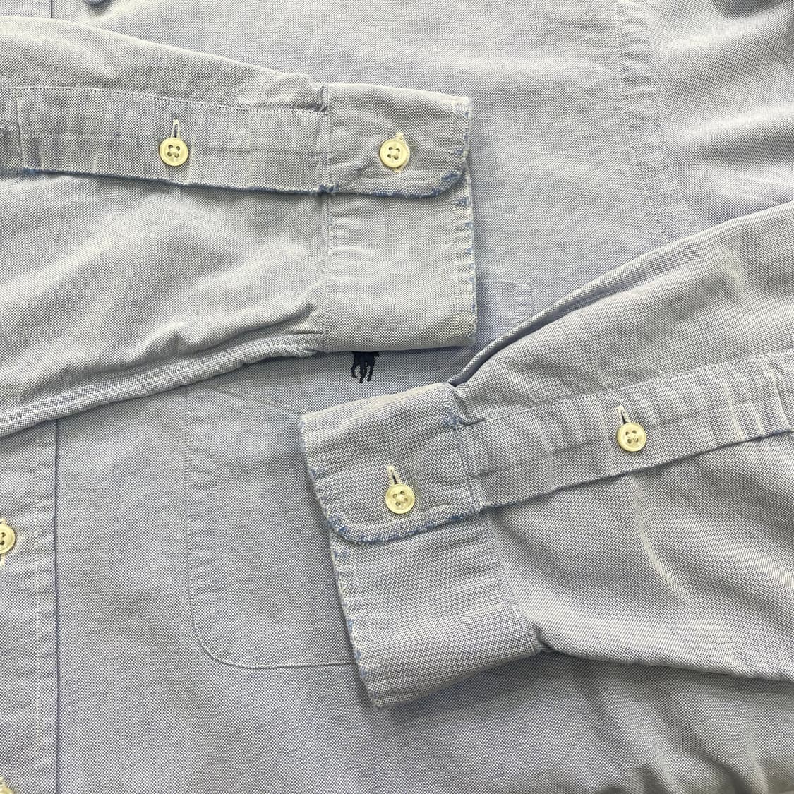 (L) 90s POLO 폴로 랄프로렌 솔리드 셔츠 빅셔츠 상품이미지8