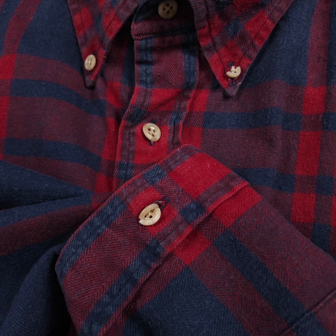 2XL(110) 타미 힐피거 플란넬 타탄체크 셔츠 상품이미지5