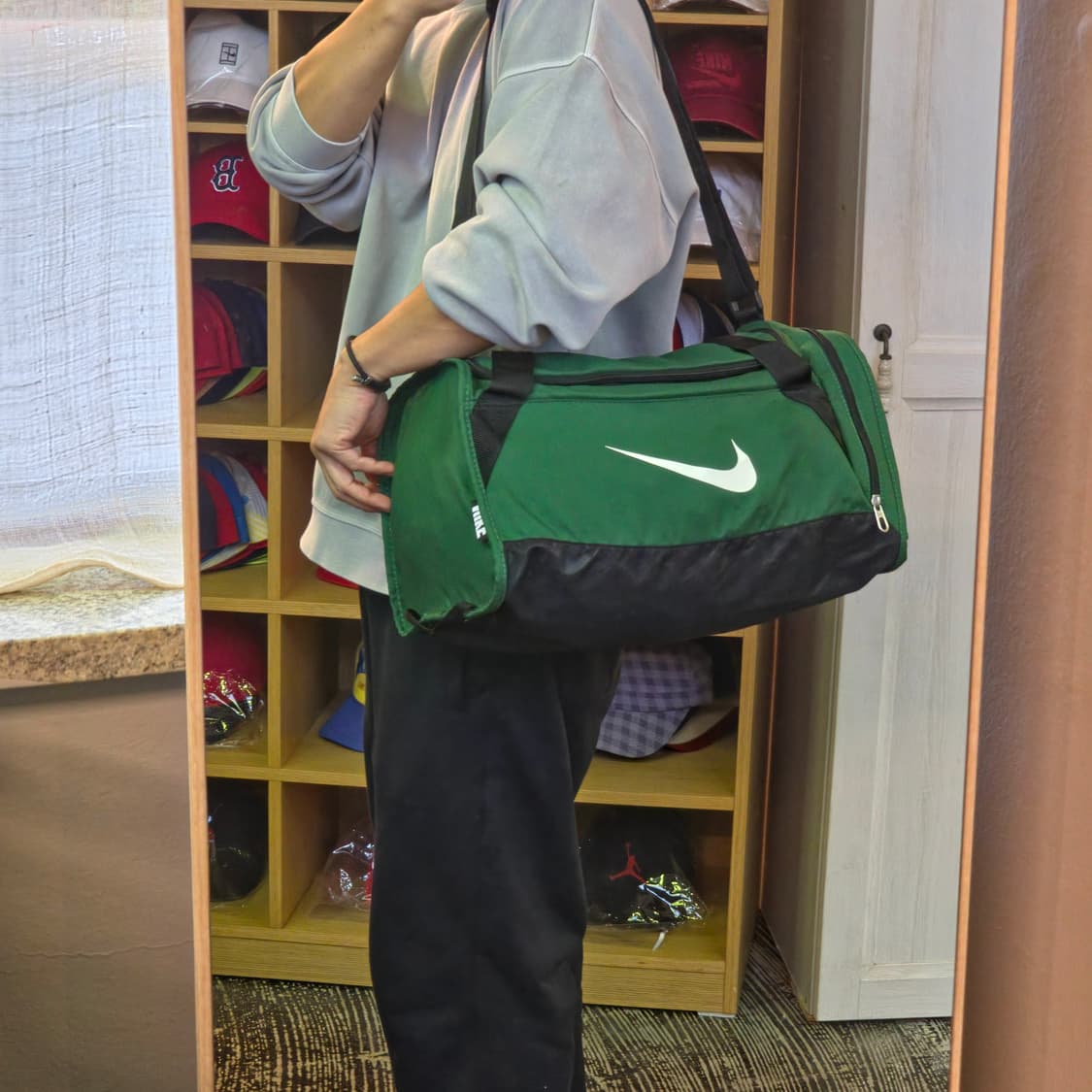나이키 더플백 가방 그린 상품이미지2