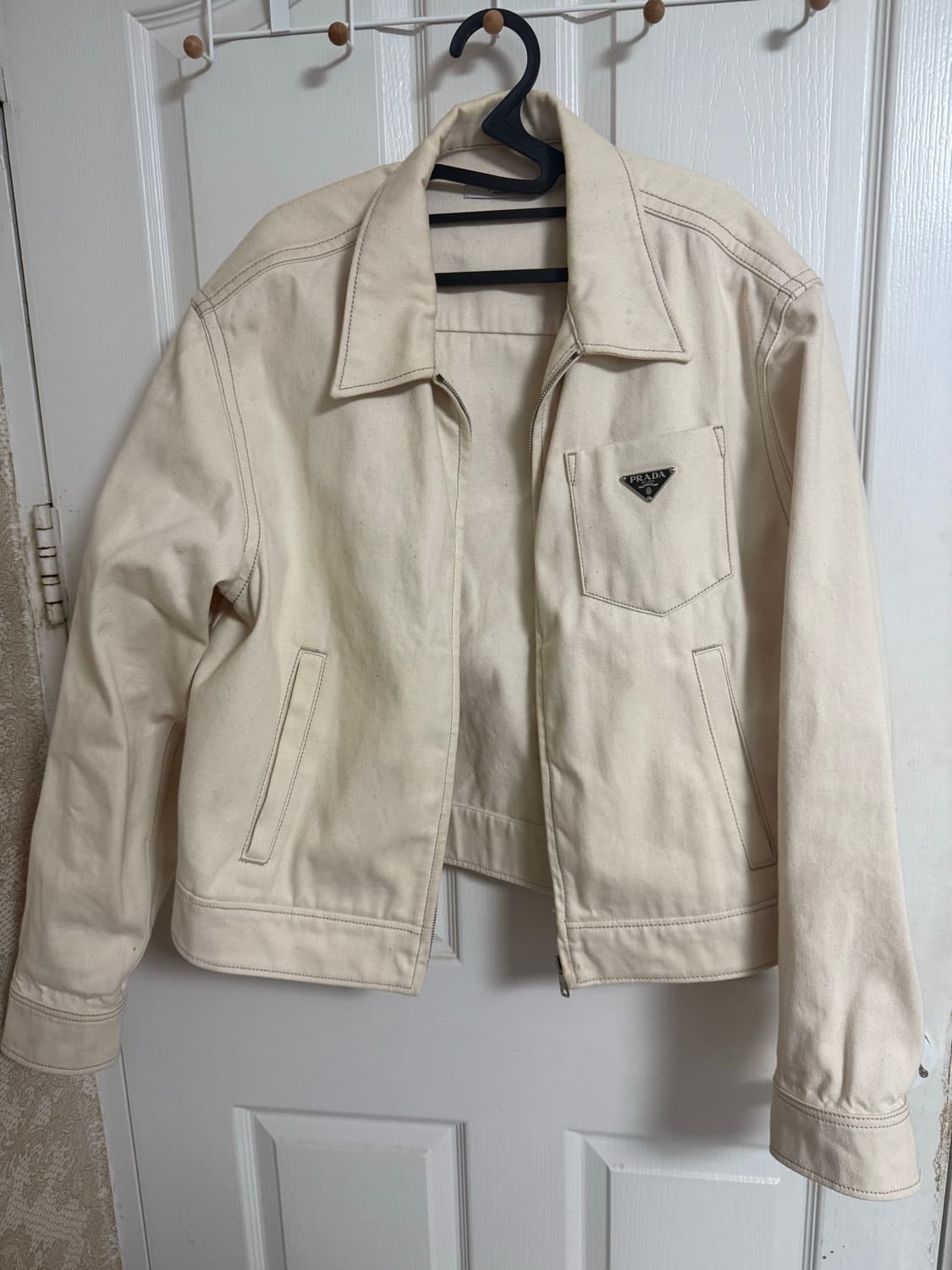 프라다 2023 s/s 불데님 블루종 자켓 상품이미지1