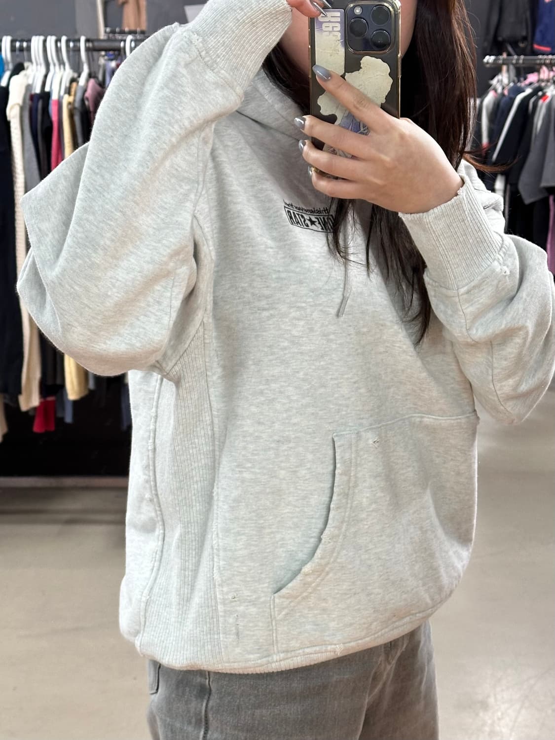 디네댓X컨버스 후드 상품이미지2