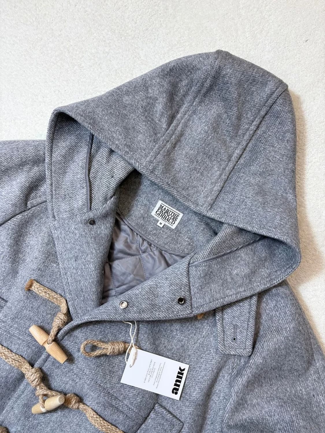 마리떼프랑소와저버 후드 헤링본 더플 코트 PN6291 상품이미지3