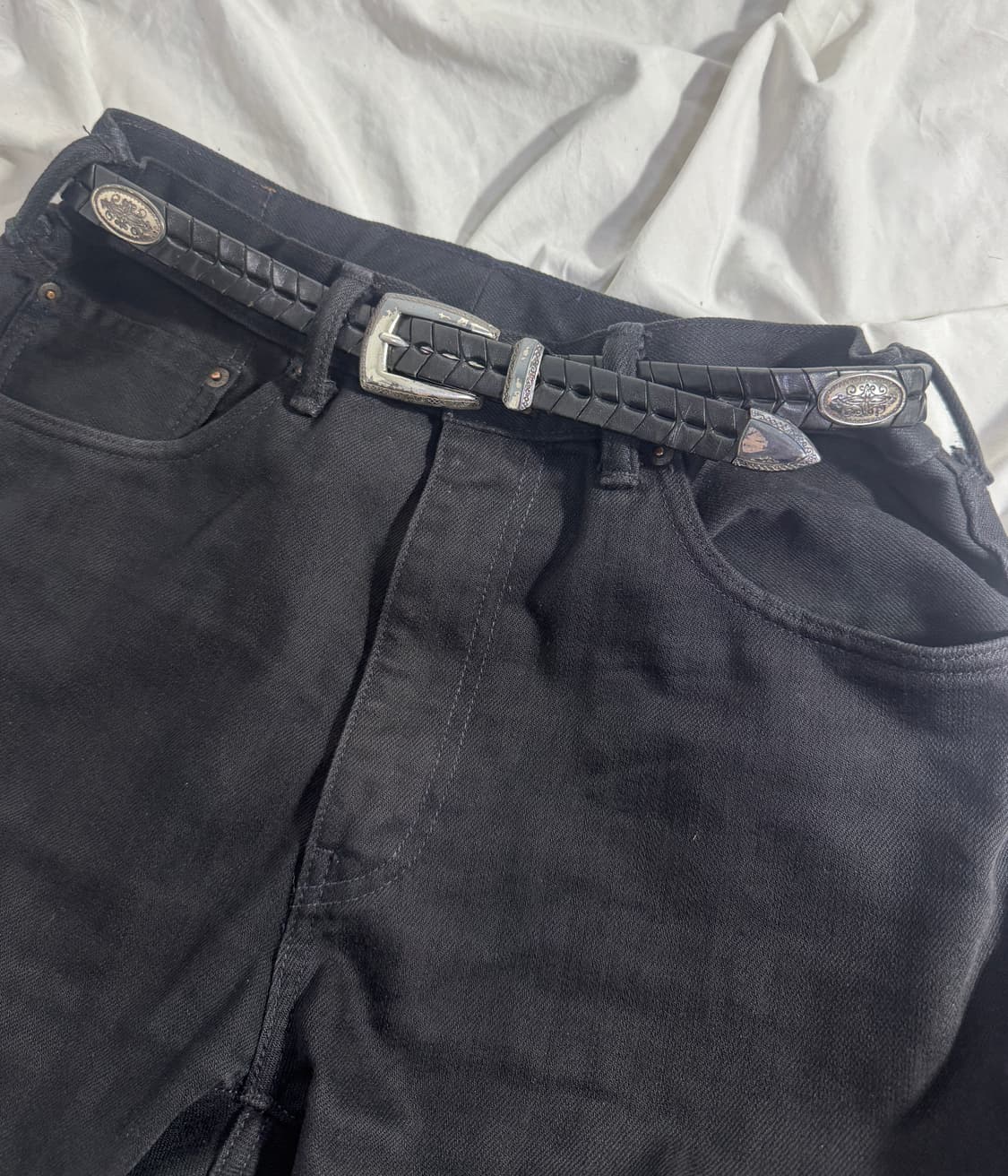 Brighton 웨스턴 콘초 레더 벨트 상품이미지1