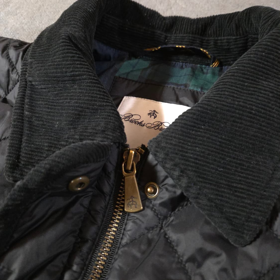 브룩스브라더스 여성 퀼팅 자켓 L 77 블랙 상품이미지4